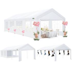 Cobizi 977520450759 10x30 Party Tent Heavy Duty Canopy With Removable Sidewalls And 4 B