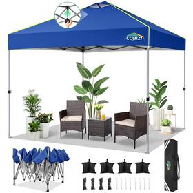 Cobizi 977520452197 10x10 Pop Up Canopy One Push Party Tent With Air Vent Waterproof Comme