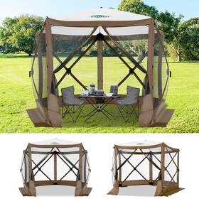 Cobizi 977520454047 10x10 Ft Pop Up Gazebo Popup Canopy Tent Instant Screened In Gazebos Waterp