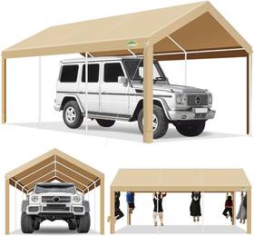 Cobizi 978301534040 10x20ft Carport Heavy Duty Portable Car Garage Outdoor Party Tent With Built