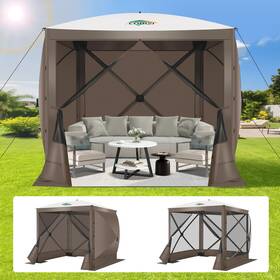 Cobizi 978301539588 Pop Up Gazebo Screen Tent House For Camping 6ftx6ft Room With