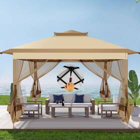 Pat1 Cobizi Pop Up Gazebo 11x11 One-push Canopy Tent Carpas Para Patio Outdoor S