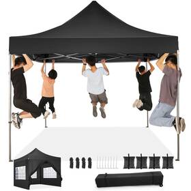 Spc000026 Cobizi 10x10 Pop Up Canopy Tent With 4 Waterproof Sidewalls For Outdoor Events