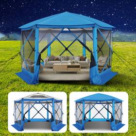 Spc000044 Cobizi 12x12 Ft Pop-up Gazebo Screen Tent For Camping With Removable Roof