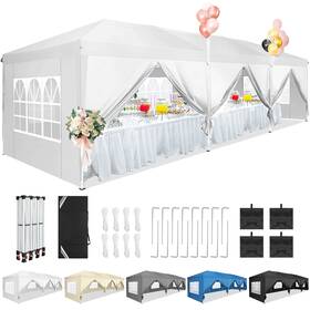 Spc000092 Cobizi 10x30 Waterproof Canopy Party Tent With 8 Walls - Upf 50 Outdoor Event