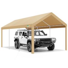 Spc000101 Cobizi 07185 Carports 10x20 Heavy Duty Car Tent Garage 2.0 Galvanized Frame Canopy Ou