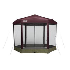 Ks67219 Coleman Back Home Screened Canopy Instant Setup Outdoor Gazebo - Black