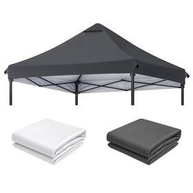 Wk00588 Conblom 8x8 Canopy Replacement Top Only Waterproof Pop Up Tent With Windp