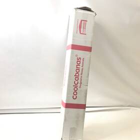 Coolcabanas 445031333339 5 Beach Cabana Sun Shade Shelter Tent 8ft X Taomina White L New