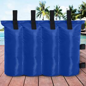 Cooshade 726084931138 Canopy Tent Sand Bags Gazebo Weights 4 Pack 120lbs Blue