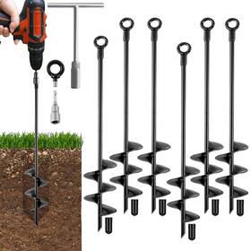 168ho8y Cosdace 18 Inch Ground Anchor Heavy Duty Earth Anchors Swing Sets Kit With T-handl