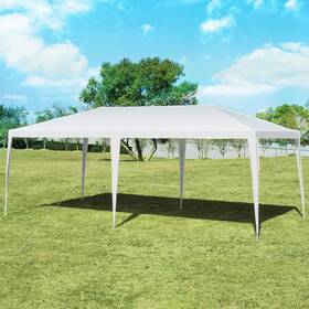 Ghm0210 Costway 10 Ft. X 20 White Outdoor Party Wedding Tent Heavy-duty Canopy