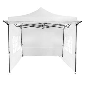 Hcst09892 Costway 10 X Ft Pop Up Canopy Tent With Sidewalls And Awning Wheeled Bag Sandbags Stake