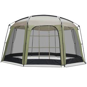 Hcst12116 Costway 12.5 Ft X 11.7 Mesh Screen Tent With Zippered Door And Carrying Bag For Camping