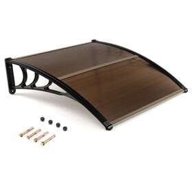 N228cfa20036 Costway 40 Inch X Patio Awning Canopy Outdoor Window Door Overhang Rain Snow Protection