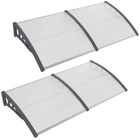 N230cfa20038 Costway 2pcs 80 Inch X 40 Patio Awning Canopy Window Door Overhang Rain Snow Protection