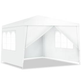 O635a21955 Costway Canopy Party Wedding Event Tent 10ftx10ft Heavy Duty Outdoor Gazebo Side Walls