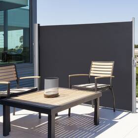 O71a20485 Costway 118.5 Inch X 63 H Patio Retractable Folding Side Awning Screen Privacy Divider