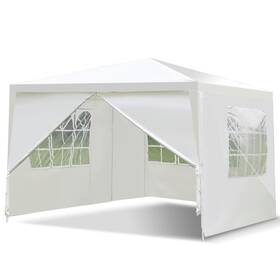 Op3603 Costway 10ftx10ft Canopy Party Wedding Tent Heavy Duty Outdoor Gazebo Side Walls New