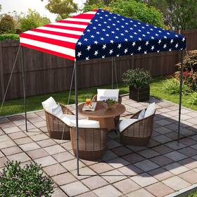 Us-2hcst06157 Costway Patio 6.6x6.6ft Outdoor Pop-up Canopy Tent Upf 50 Portable Sun Shelter Pink