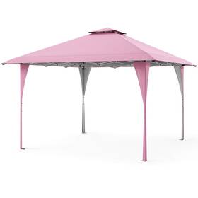 Us-2hcst07881 Costway 13 X Ft Pop Up Gazebo Outdoor Canopy Tent With Portable Carrying Bag 8 Stakes