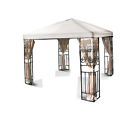 Canopy-1tier-w016-white Cover Canopy X10 10 Gazebo White Patio Shade Tier Replacement Top Single