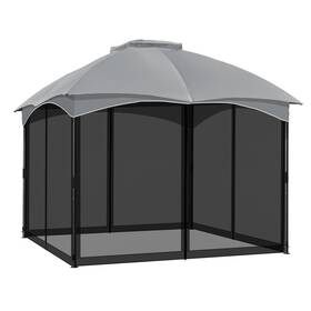 Cowvie 683370278707 Gazebo Replacement Netting Screen 12ft X Universal 4-panel