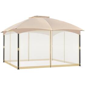 A001-pbrbr-usfl0 Cowvie Gazebo Replacement Netting Screen 10ft X Universal 4-panel Mosquit