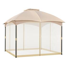 A004-pbrbr-usfl0 Cowvie Gazebo Replacement Netting Screen 12ft X Universal 4-panel Mosquit