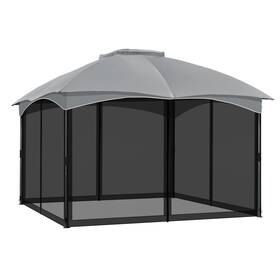 A250-pbkbk-usfl0 Cowvie Gazebo Replacement Netting Screen 12ft X 14ft Universal 4-panel