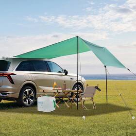 Cawning-1 Cozivo Portable Car Awning Lightweight Vehicle For Camping Uv50 Canopy