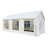 Cpwt1020-hd Aleko White Roof Pvc Carport Ft Outdoor Storage Parties Picnics