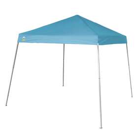 8x8cyan-u-b Crown Shades 10ft X Base 8ft Top Pop Up Canopy With Carry Bag Cyan Used