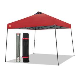 Clia81a Crown Shades 9x9 Pop Up Canopy - Beach Tent With One Push Setup Easy Outdoor Sun Shade F