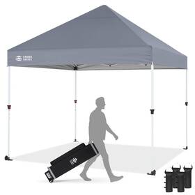 Crown Shades Mp100 10x10 Heavy Duty Canopy Premium Pop Up Tent Extra Sun S