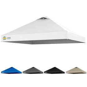 Rm100h-top-wh Crown Shades 10x10 Canopy Replacement Top - Only Compatible With Rm100h Series Silver Coa