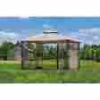 D6081-gz Hampton Bay 12 Ft X 10 Gazebo With Mosquito Netting 722938112814