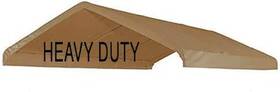 Day Star Shades 744759196644 10x20 Heavy Duty Beige Canopy Top Cover With Valance Event Structure