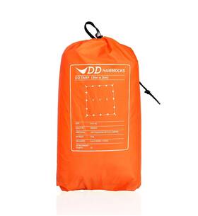 Dd Hammocks 707273933782 - Tarp 3x3 Sunset Orange 10ft X 100% Waterproof Lig
