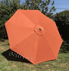 Decor 445022730727 10ft 8 Ribs Replacement Brick Strong And Thick Umbrella Canopy For 10 Ft