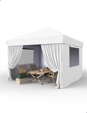 Canopy02 Dexso 10ftx10ft Pop Up Canopy Tent With 210 D Oxford Fabric Portable Instant Commerc