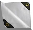 3-coated Diff. Duty Mil Canopy - White Tarp Heavy Tent 12 Sizes Boat Cover Car