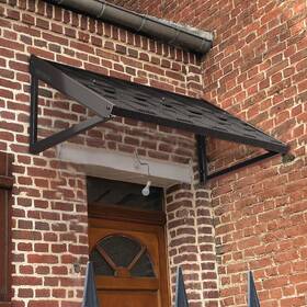 Ma01 Diy Deck Metal Awnings 52 Inch W X 31 H Tile Shaped Awning For Porches Entrance