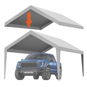 Doba 197988201410 Carport Replacement Canopy Cover 12 X 20 Ft Garage Top Tent Shelter Tarp