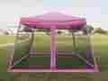 Dpc89022445 Delta Pink Ez Up Backyard Tent 10 Ft X Pop Canopy Mosquito Net Outdoor Event
