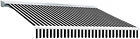 Dtl8-14-kw Awntech With Hood Left Retractable Awning Black