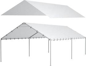 Dwale 744110641684 10 X 20 Ft Carport Replacement Canopy Cover Garage Top Tent Shelter Tarp