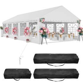 Dwvo 197839860445 16x32ft Sturdy Pvc Wedding Event Pavilion White Heavy-duty Canopy With