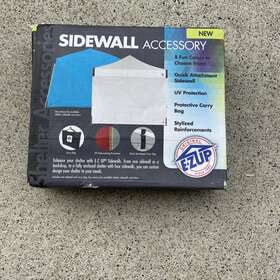 E-z Up 098556008427 Sidewall White Straight Leg 10 Ft And Bonus Flyer