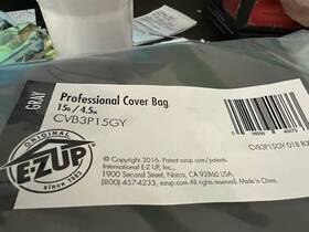 Cvb3p15gy E-z Up 098556400733 Professional Cover Bag Gray 15ft. P/n Sealed